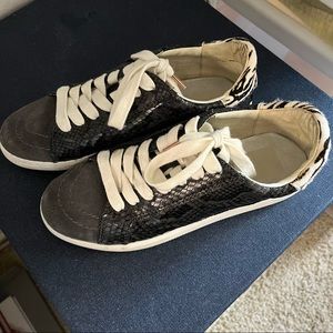 Dolce Vita zebra and glitter sneakers